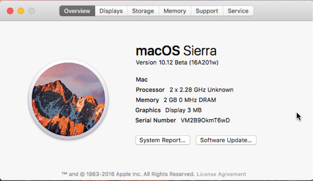 mac os vmware with amd processor